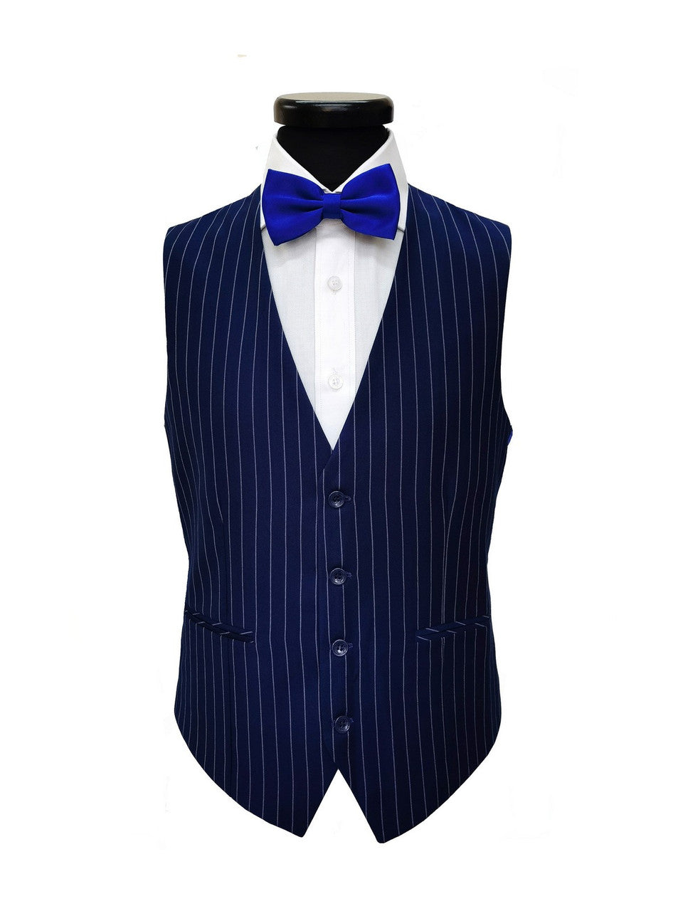 Blue Stripe 2 Button 3-Piece Suit-2