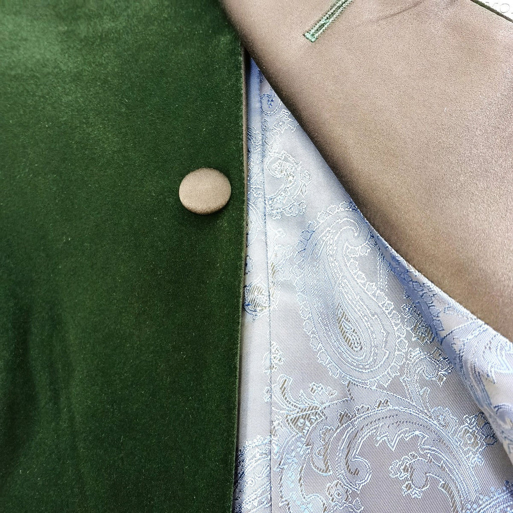 Green Velvet Dinner Jacket-1