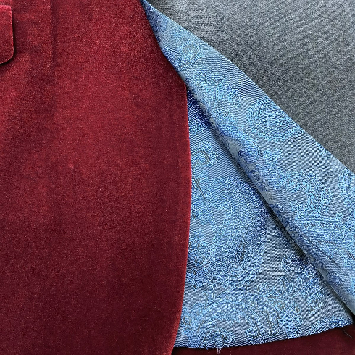 Burgundy Velvet Dinner Jacket-1