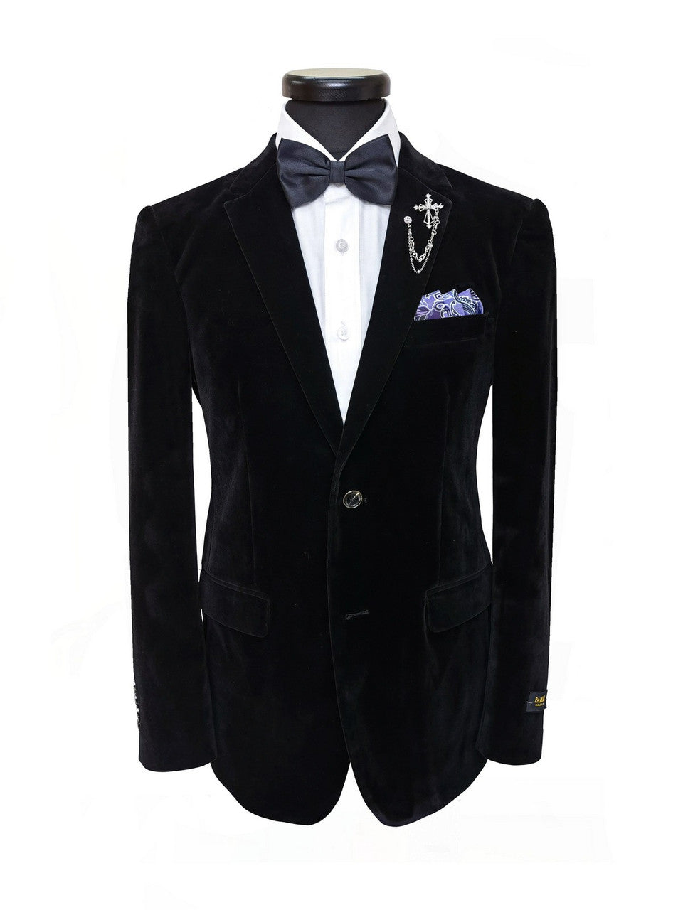 Black Velvet Blazer-0