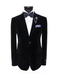 Black Velvet Blazer-0