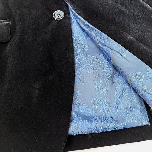 Black Velvet Blazer-1