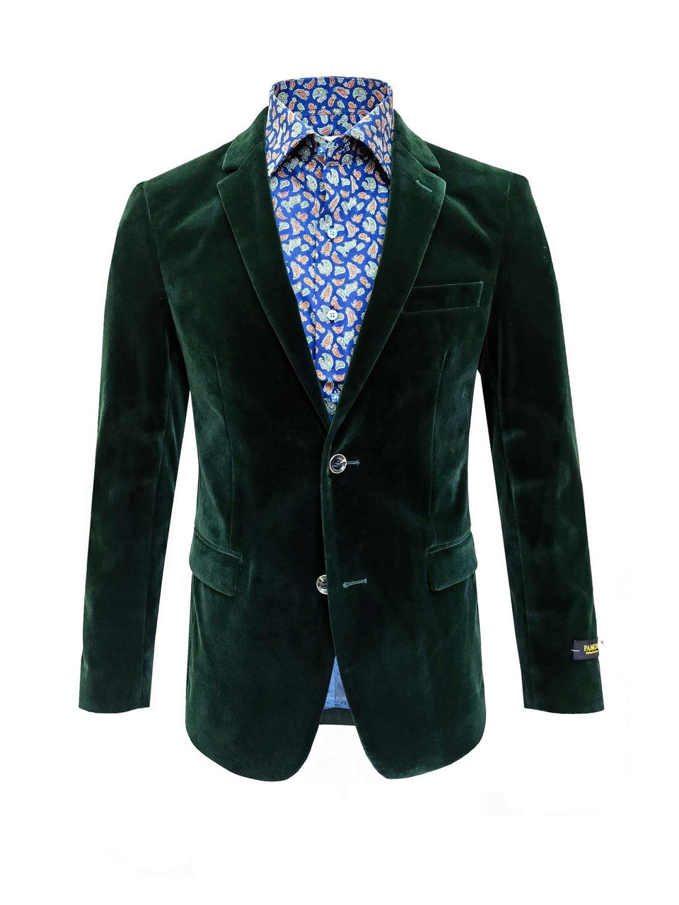 Green Velvet Blazer-0