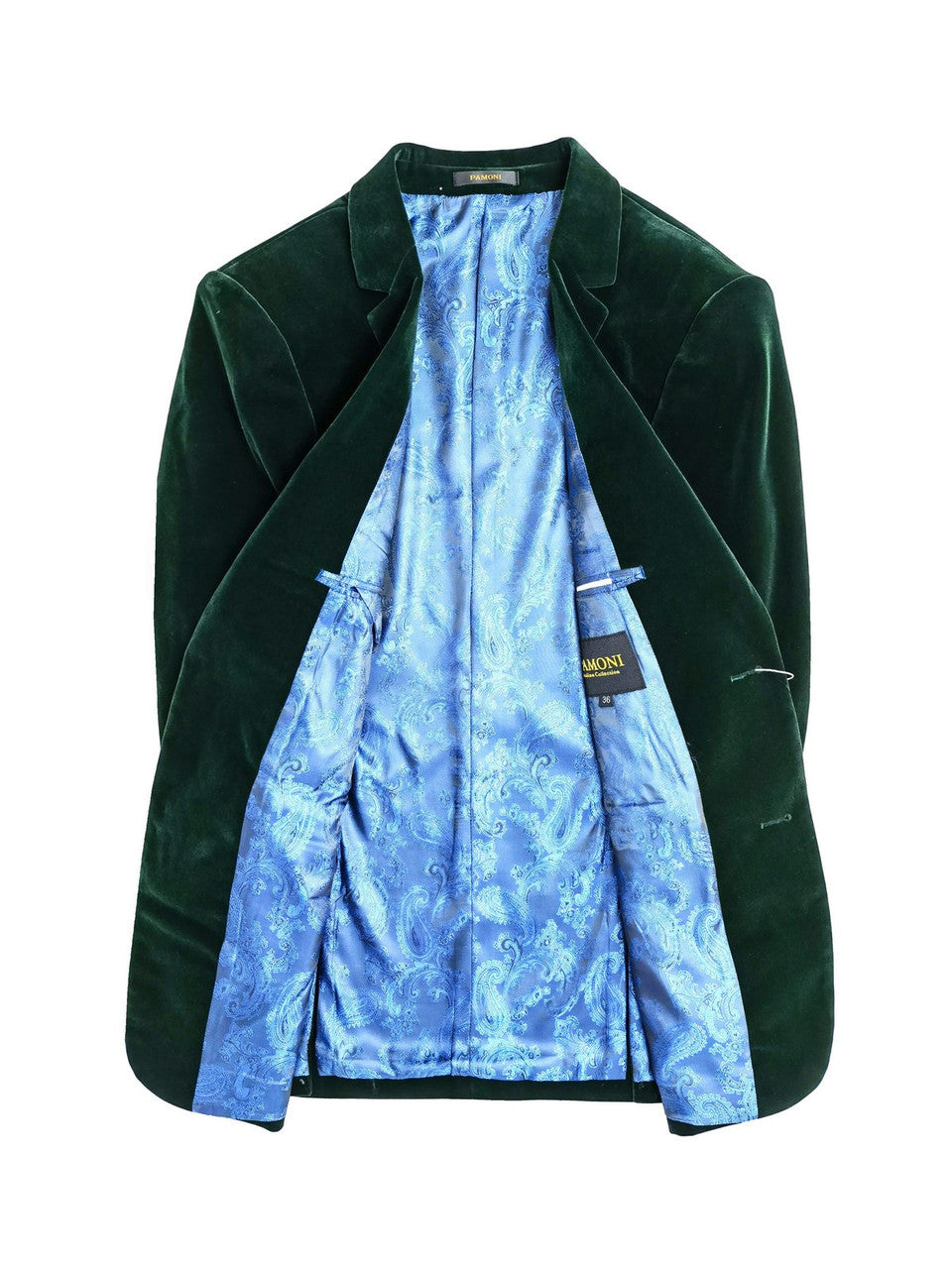 Green Velvet Blazer-1