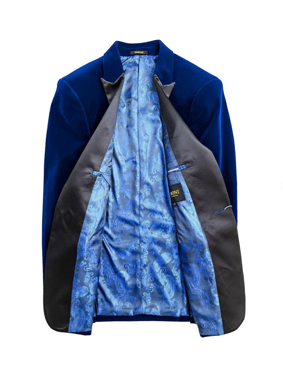Royal Blue Velvet Dinner Jacket-1