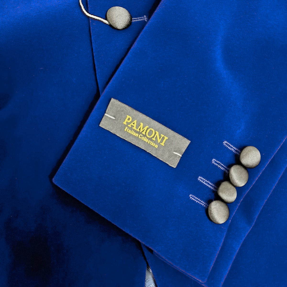 Royal Blue Velvet Dinner Jacket-2