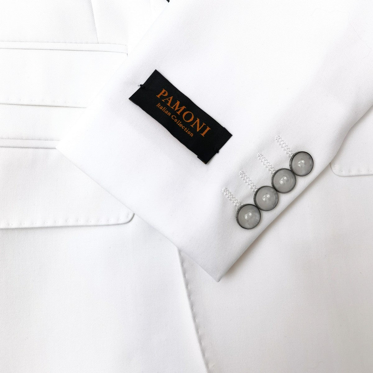 White Slim Fit 3-Piece Suit-1