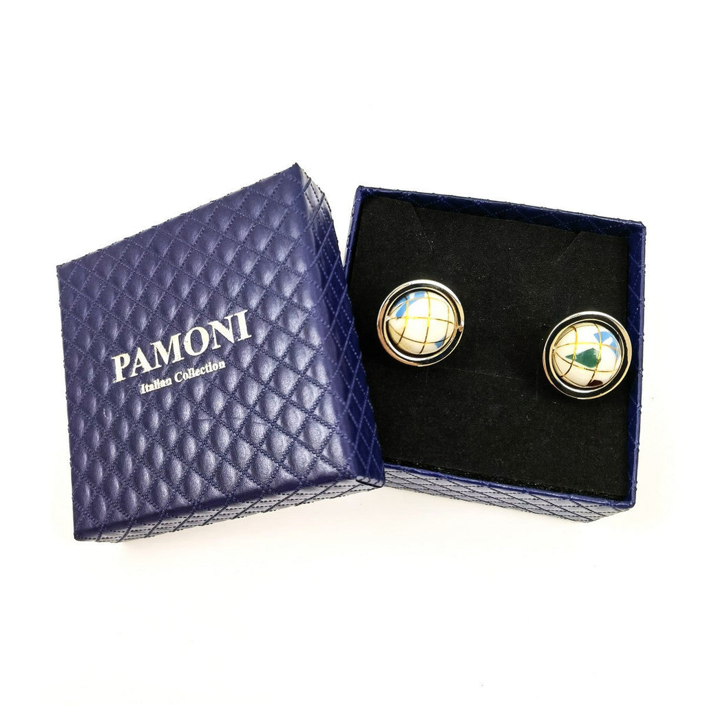 Cream Globe Cufflinks-1