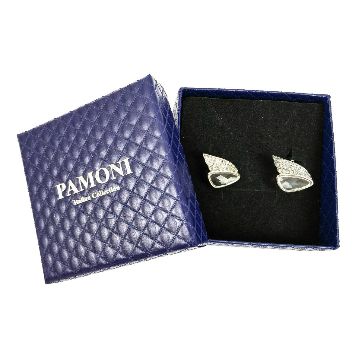 Silver Wing Gemstone Cufflinks-1