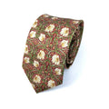 Burgundy Floral Tie-2