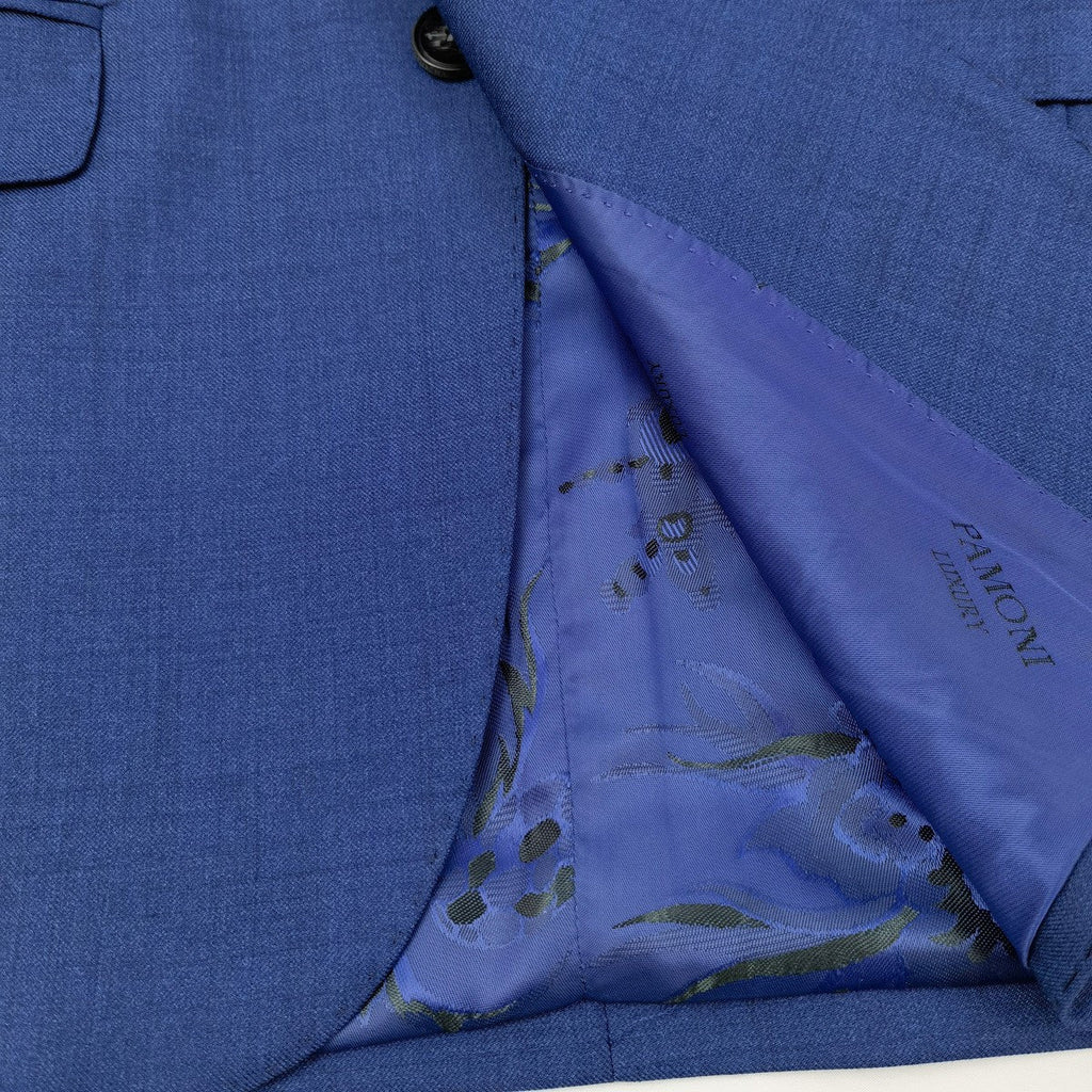 Blue Slim Fit Suit-1