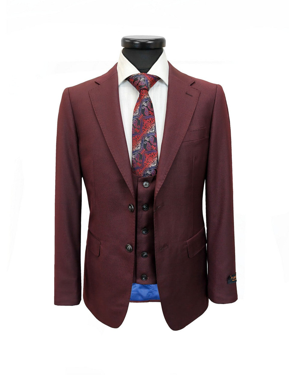 Burgundy 3-Piece Suit-1