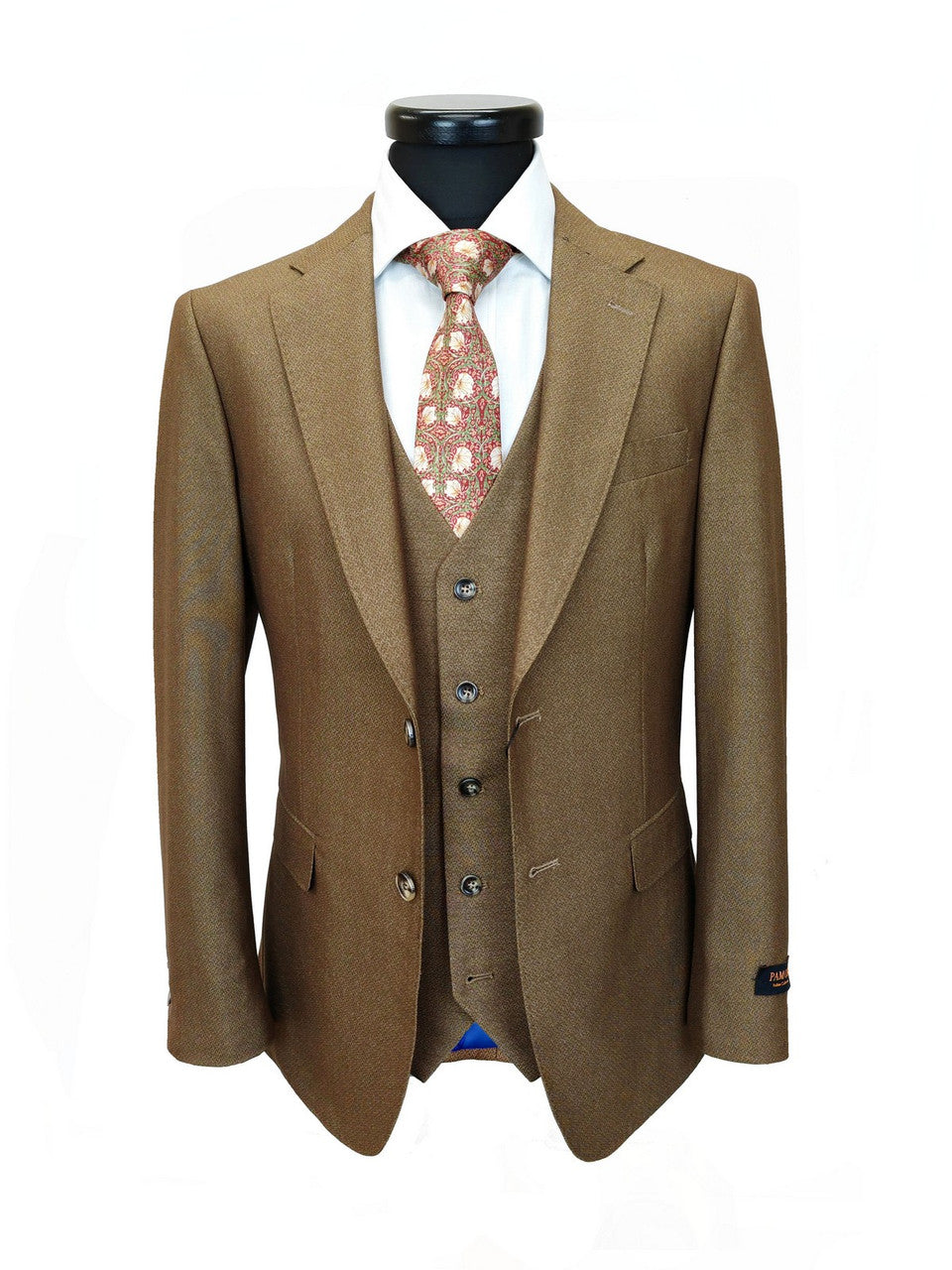 Gold Brown 3-Piece Suit-2