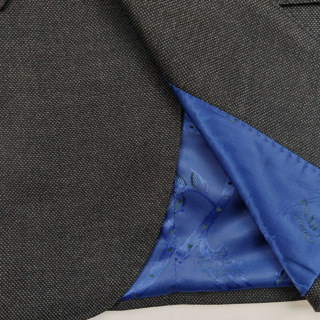 Dark Grey Birdseye 3-Piece Suit-3