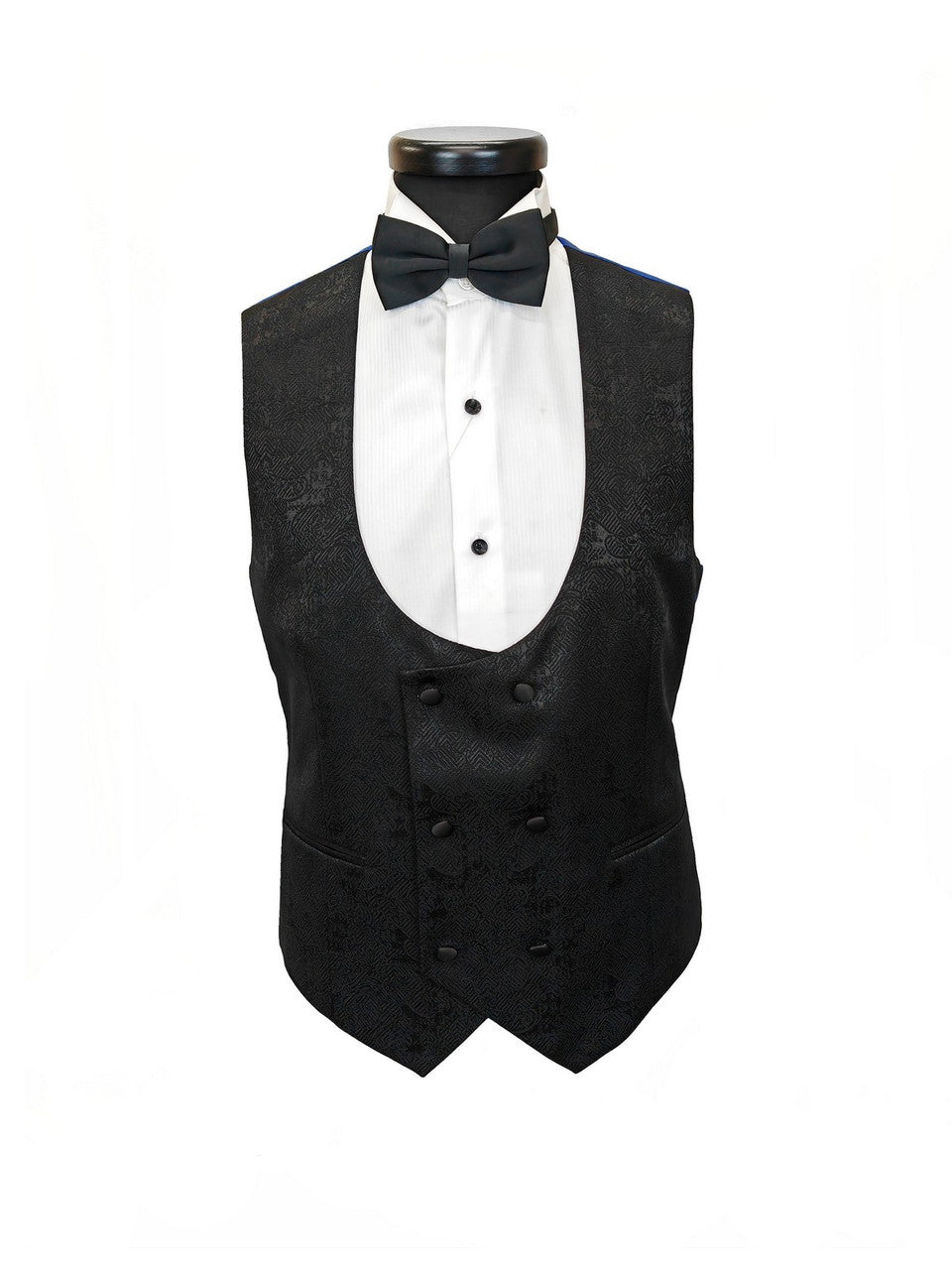 Black Floral Style 3-Piece Tuxedo-1