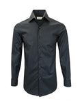 Plain Black Slim Fit Shirt-0