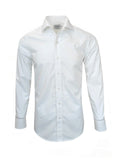 Plain White Slim Fit Shirt-0