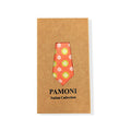 Peach Lime Flower Geometric Tie & Pocket Square Set-3