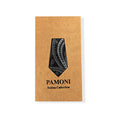 Black Silver Paisley Tie & Pocket Square Set-3