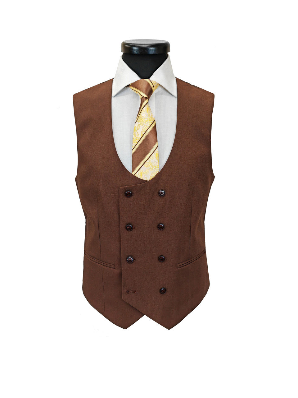 Dark Brown 3-Piece Suit-3