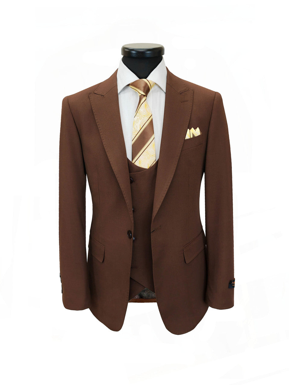 Dark Brown 3-Piece Suit-2