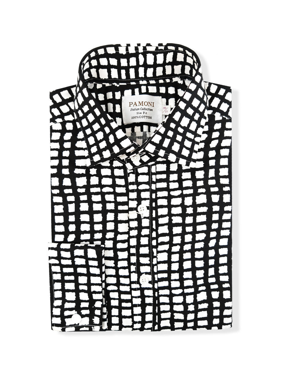 Black and White Checkered Shirt-1
