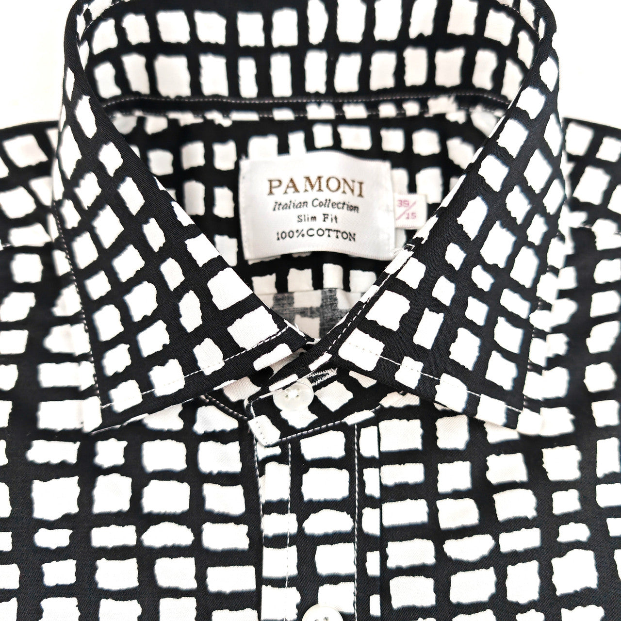 Black and White Checkered Shirt-2