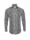 Black and White Checkered Shirt-0