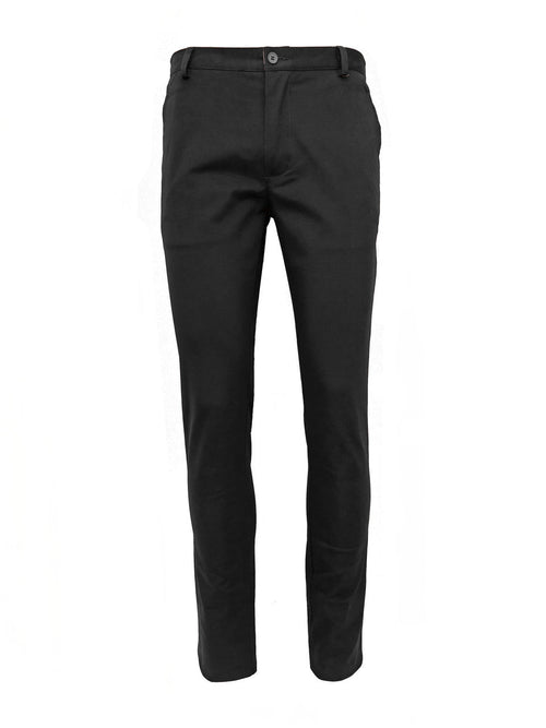 Black Slim Fit Chinos-0