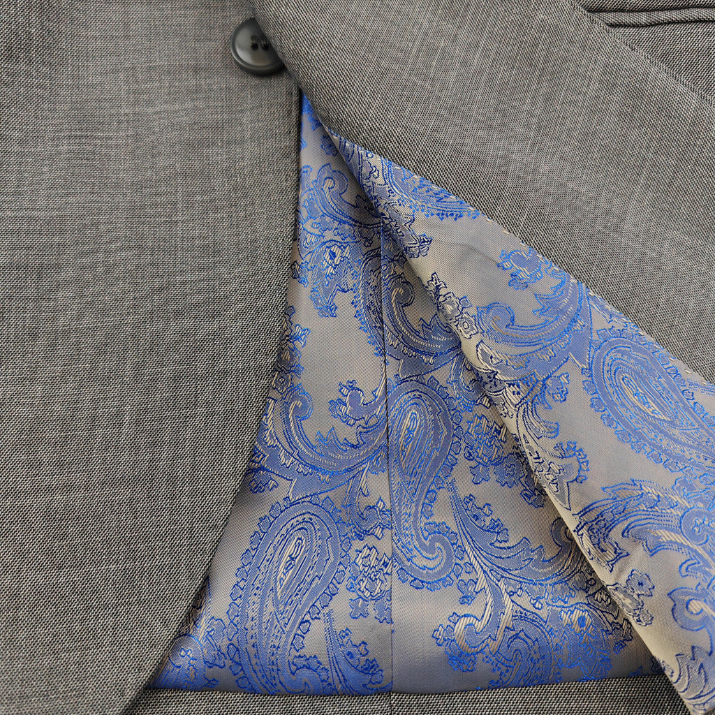 Grey Slim Fit 3-Piece Suit-1