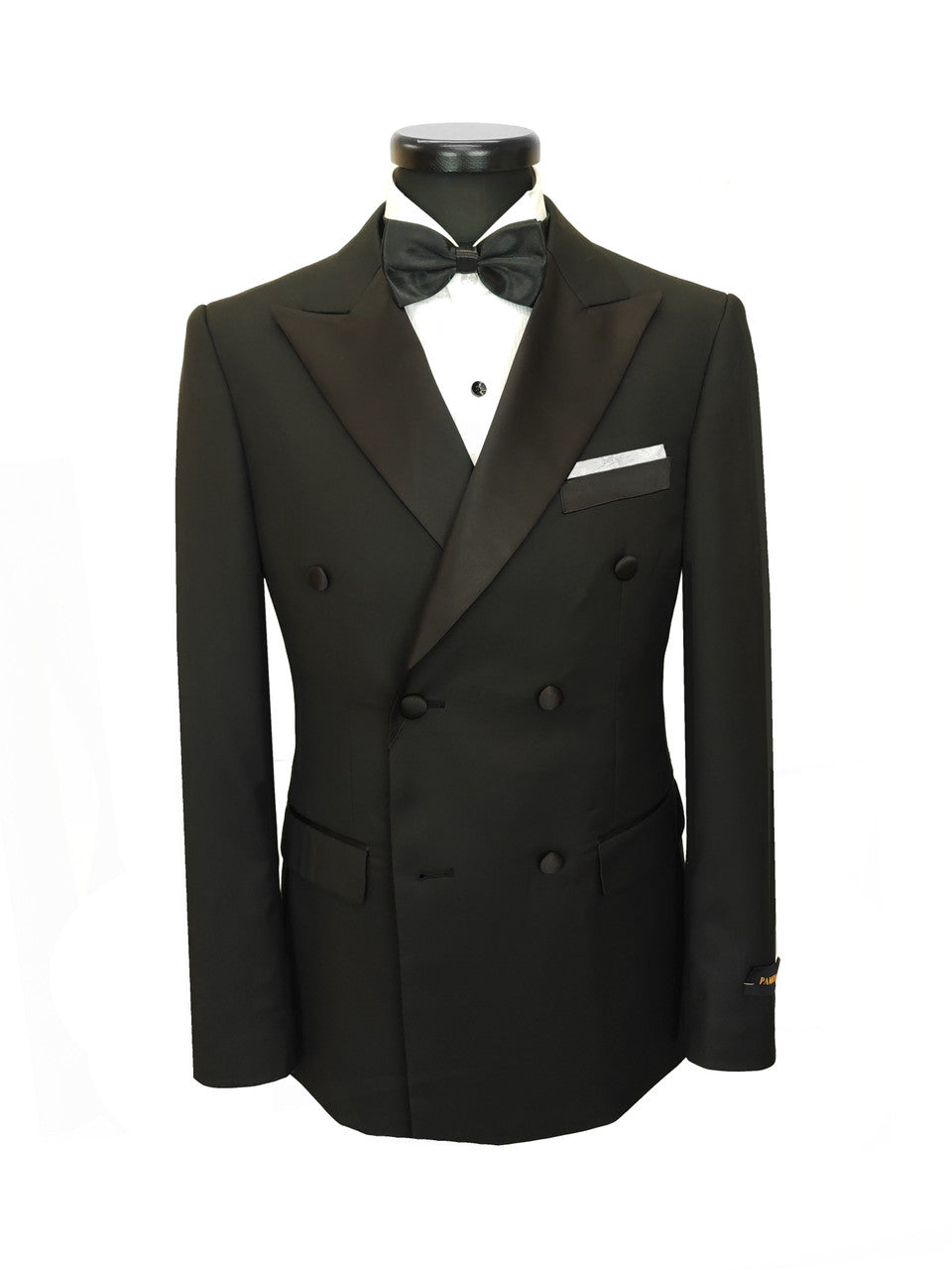 Men’s Black Double-Breasted Dinner Suit-3