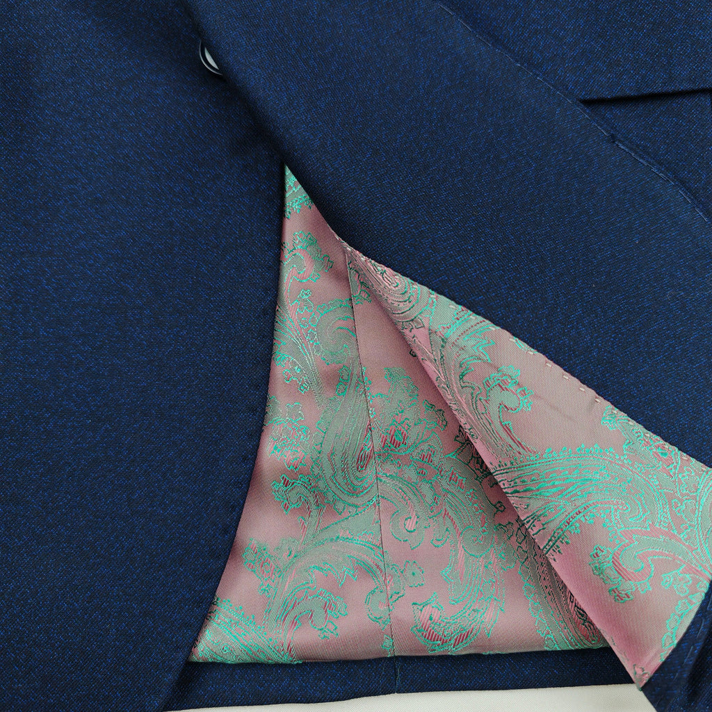 Men’s Navy Blue 3-Piece Slim Fit Suit-4