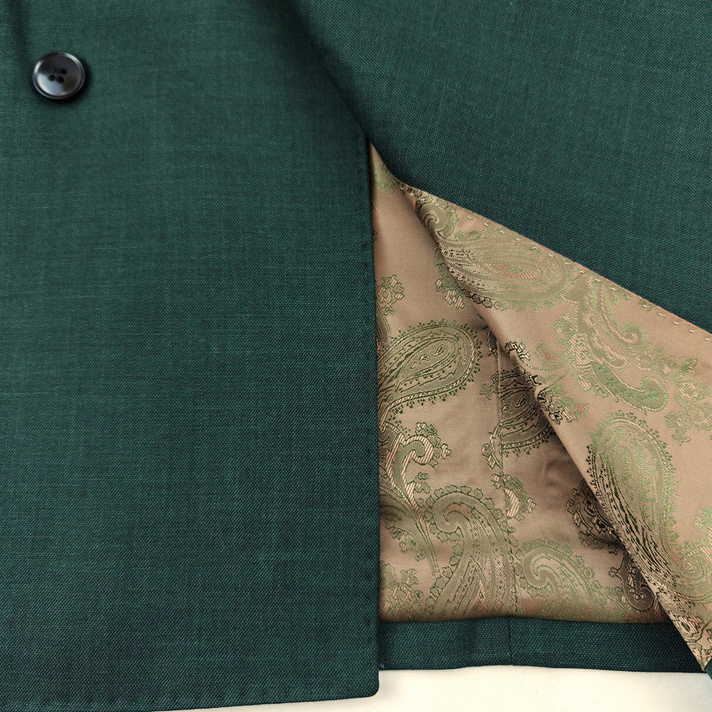 Green Double-Breasted Suit-4