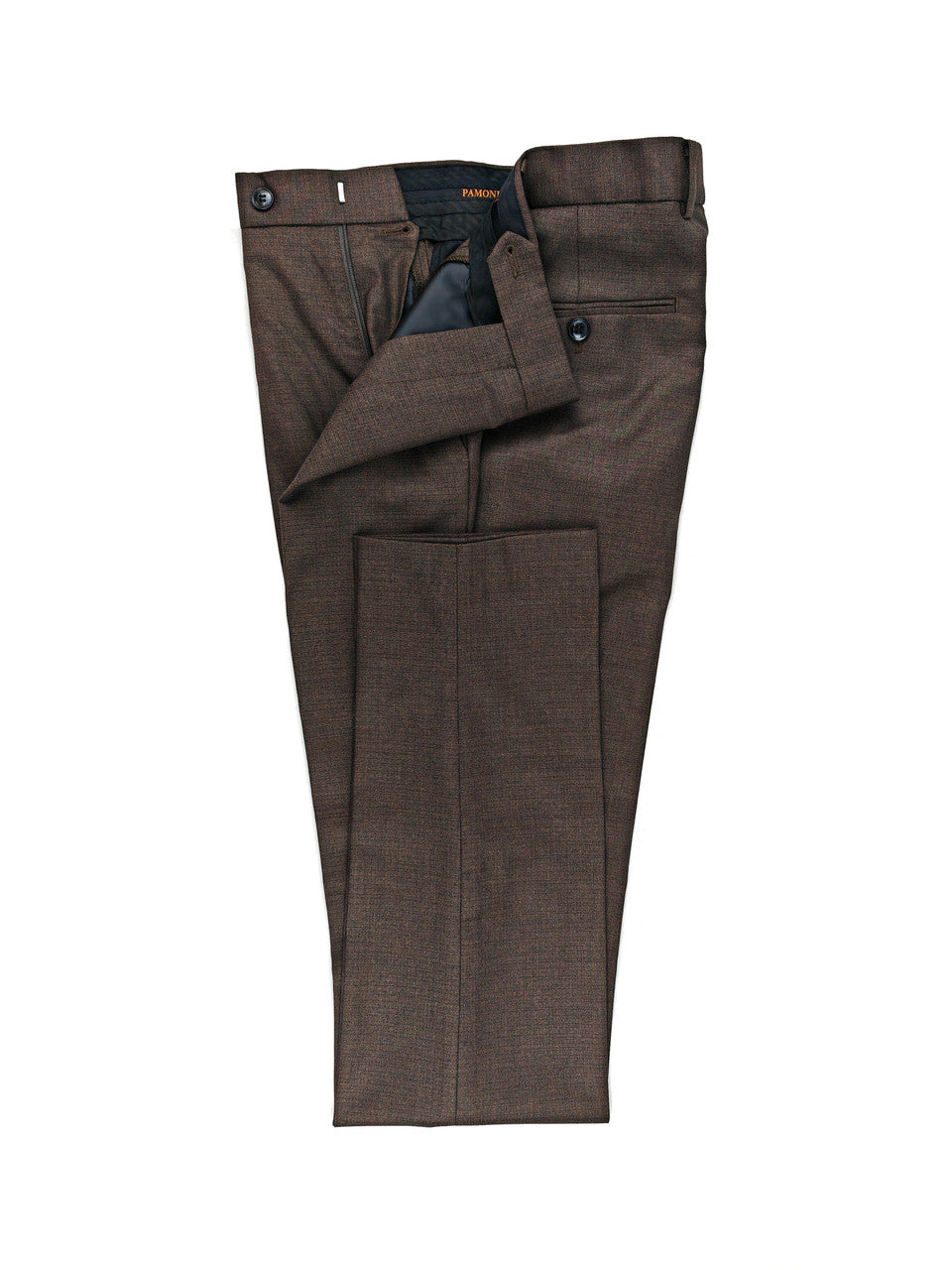 Brown 3-Piece Wool Blend Suit-2