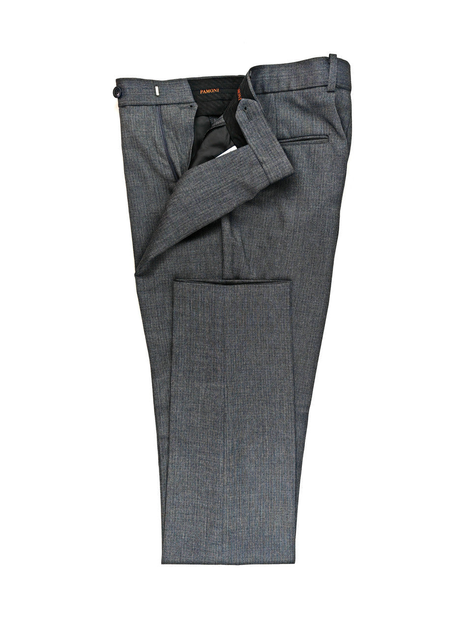 Grey Double-Breasted Slim Fit Suit-3