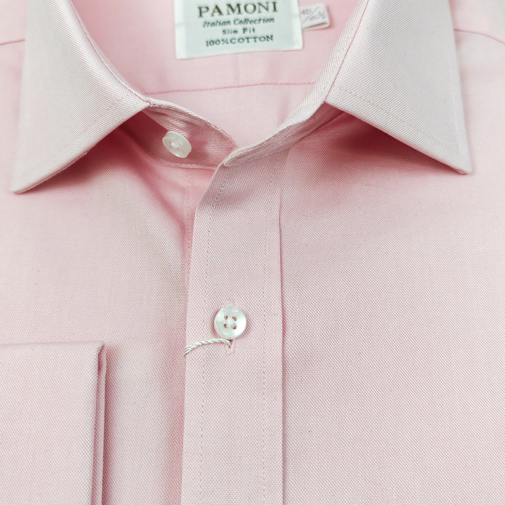 Men’s Pink Oxford Slim Fit Shirt-4