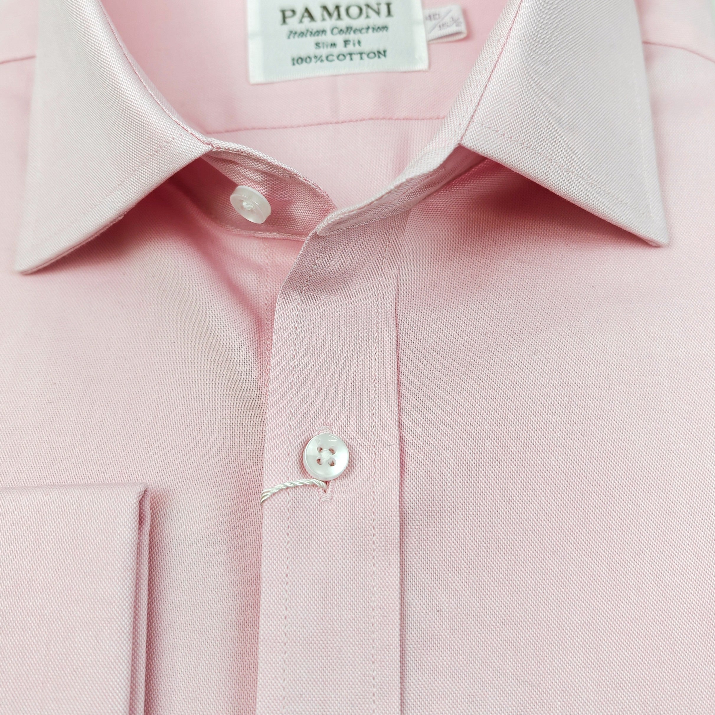 Men’s Pink Oxford Slim Fit Shirt-4