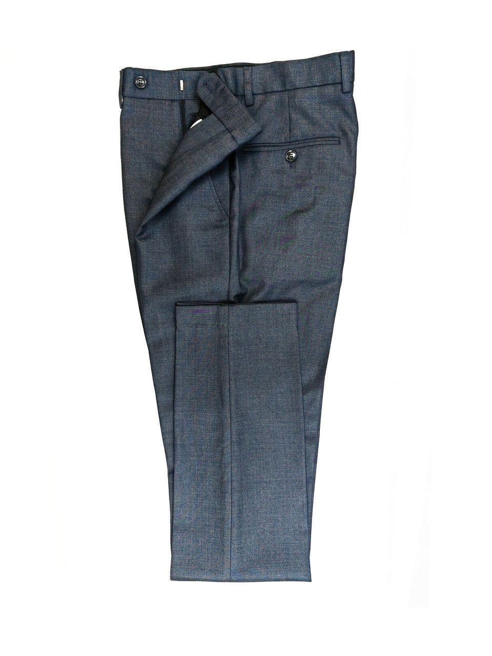 Men’s Slim Fit 3-Piece Wool-Blend Suit – Charcoal Grey-3