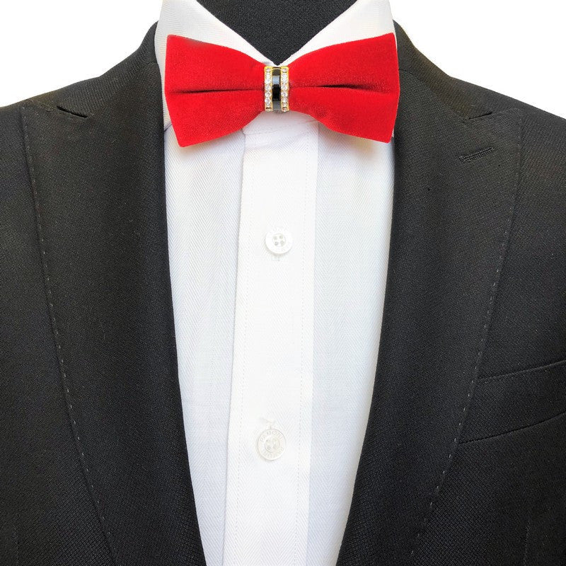 Slim Velvet Bow Tie (2 Colours)-3