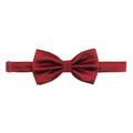 Maroon Diamond Mesh Bow Tie-0