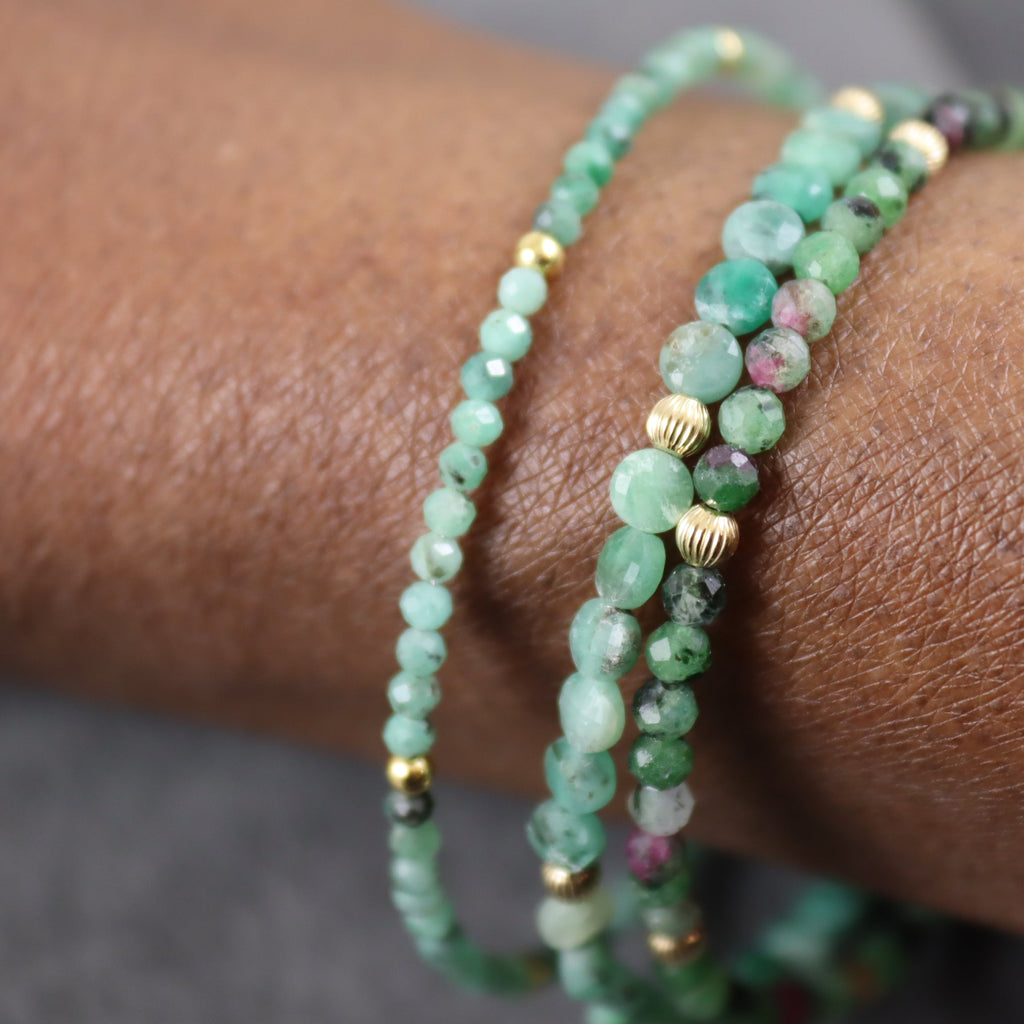 Ruby Zoisite Bracelet