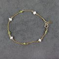 Peridot Gold Bracelet