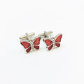 Butterfly Metal Cufflinks-0