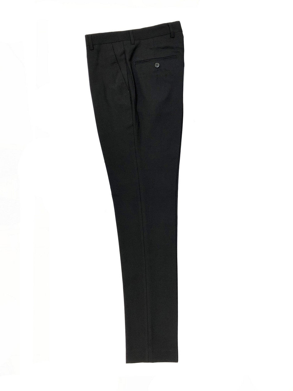 White 3-Piece Tuxedo with Black Shawl Lapel-4