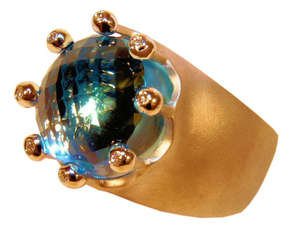 The Imperial Crown Ring- 20 Carat Gemstones with Diamonds in 18K Gold