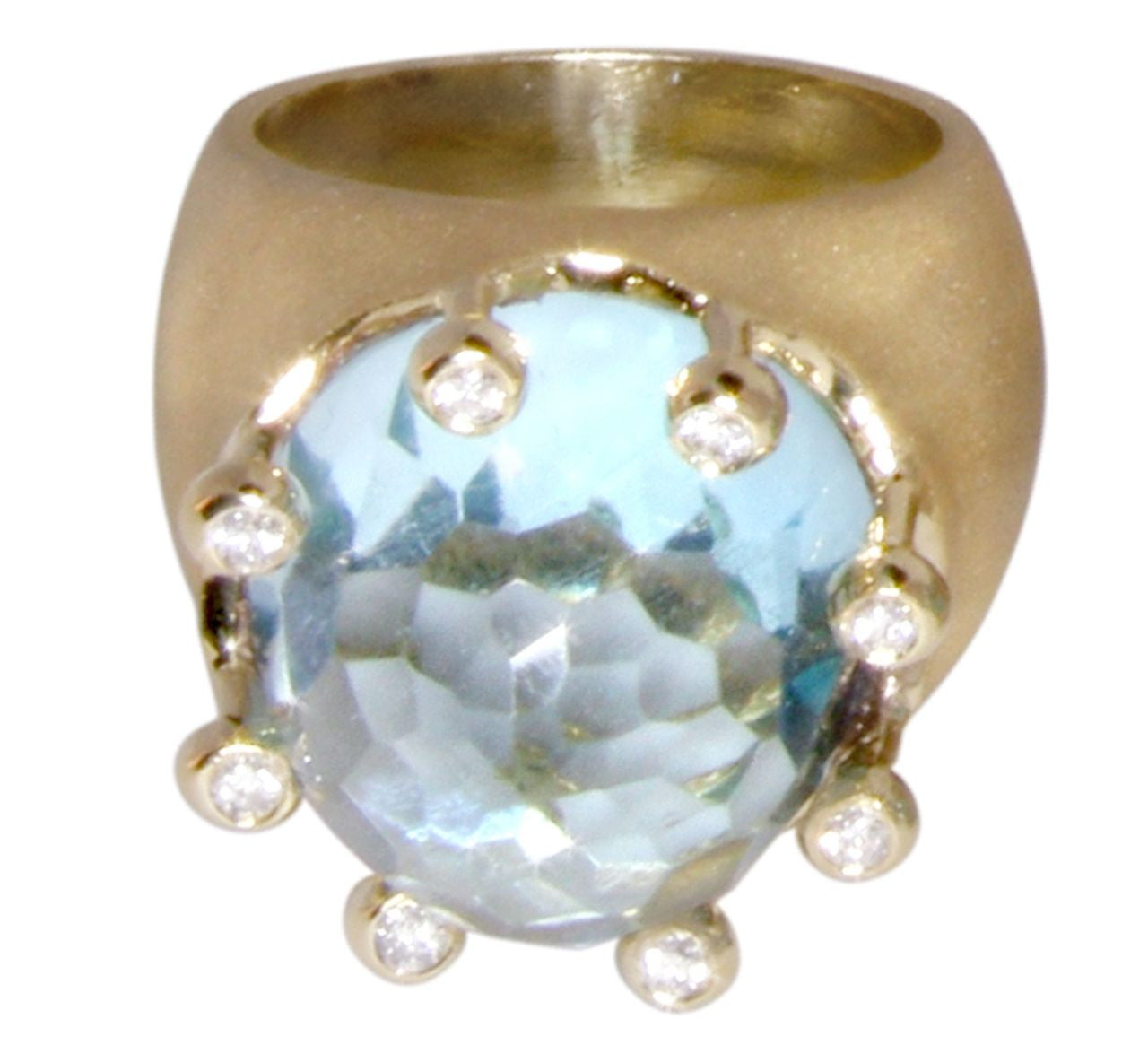 The Imperial Crown Ring- 20 Carat Gemstones with Diamonds in 18K Gold