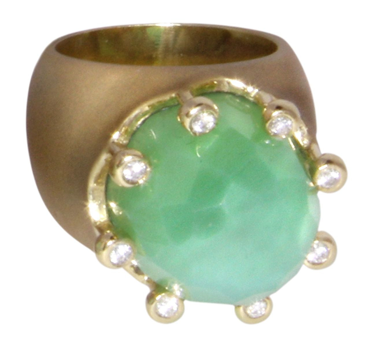 The Imperial Crown Ring- 20 Carat Gemstones with Diamonds in 18K Gold
