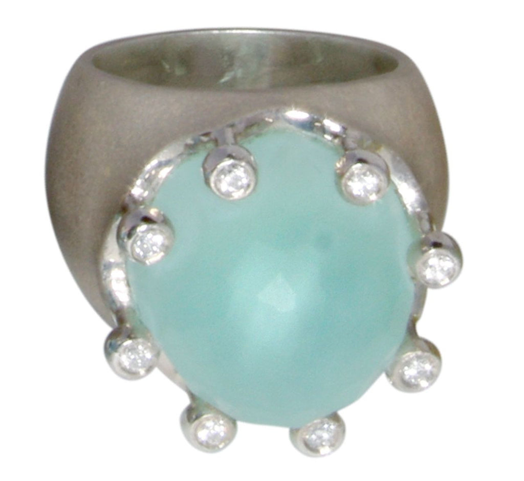 The Imperial Crown Ring- 20 Carat Gemstones with Diamonds in 18K Gold