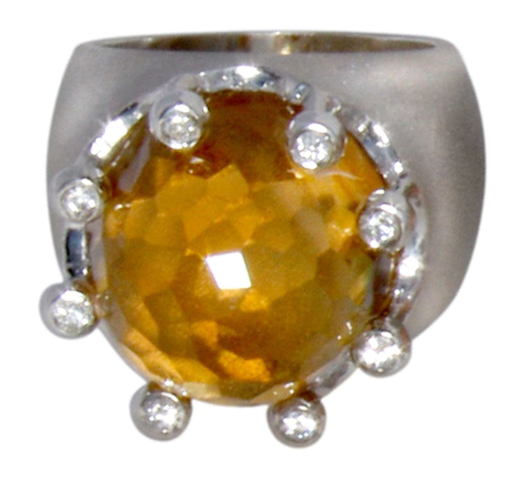 The Imperial Crown Ring- 20 Carat Gemstones with Diamonds in 18K Gold
