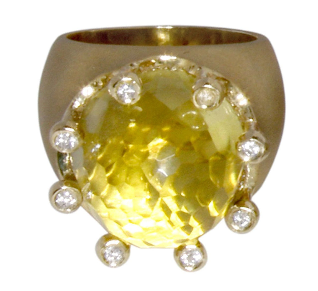 The Imperial Crown Ring- 20 Carat Gemstones with Diamonds in 18K Gold